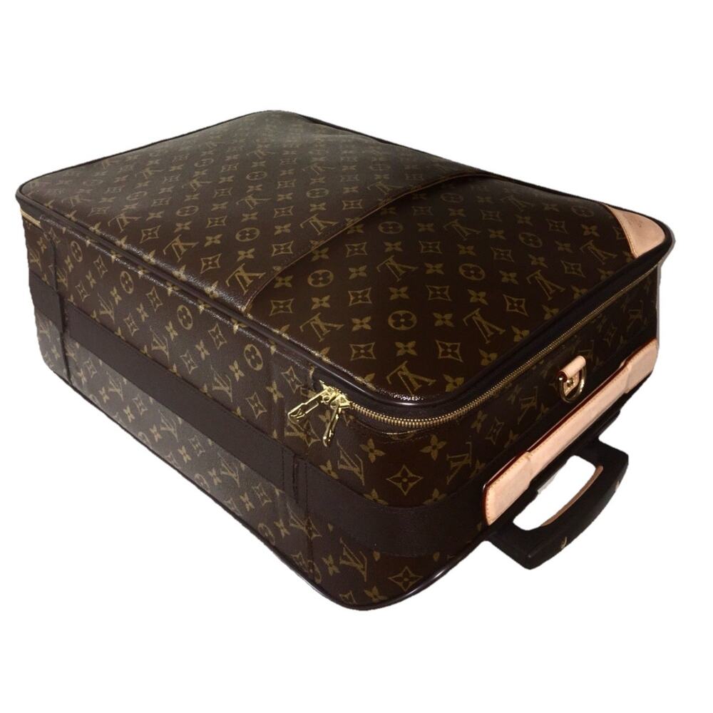Louis Vuitton Pegase Monogram Suitcase Carry-on w/ Coa & Garment Bag Hanger 🛍️ - Picture 6 of 13